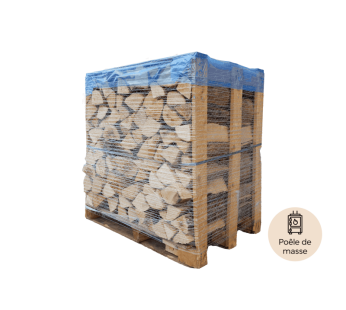 Ensimmäinen lava 33 cm polttopuuta, erityisesti muurattuihin uuneihin suunniteltu – uunikuivattu – käyttövalmis – havu-/lehtipuu