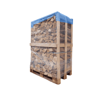 2-lavallinen uunikuivattua G1H1-polttopuuta – käyttövalmis – lehtipuusekoitus