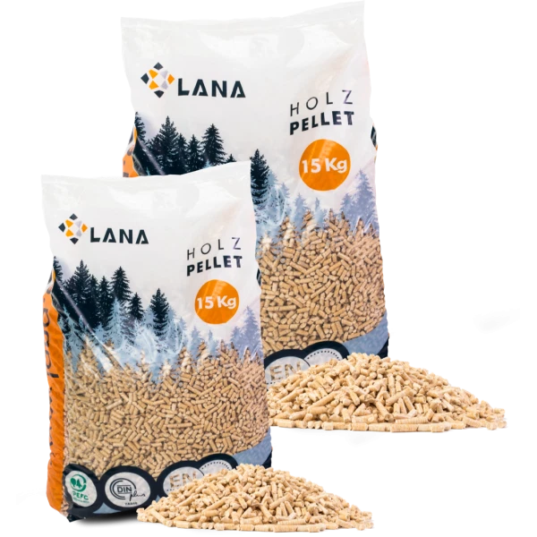 ENplus-A1-sertifioituja 100 % mäntypellettejä. 30 säkkiä, 450 kg.